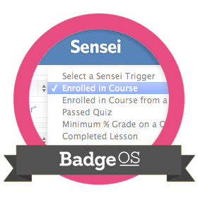 Sensei Add-On for BadgeOS